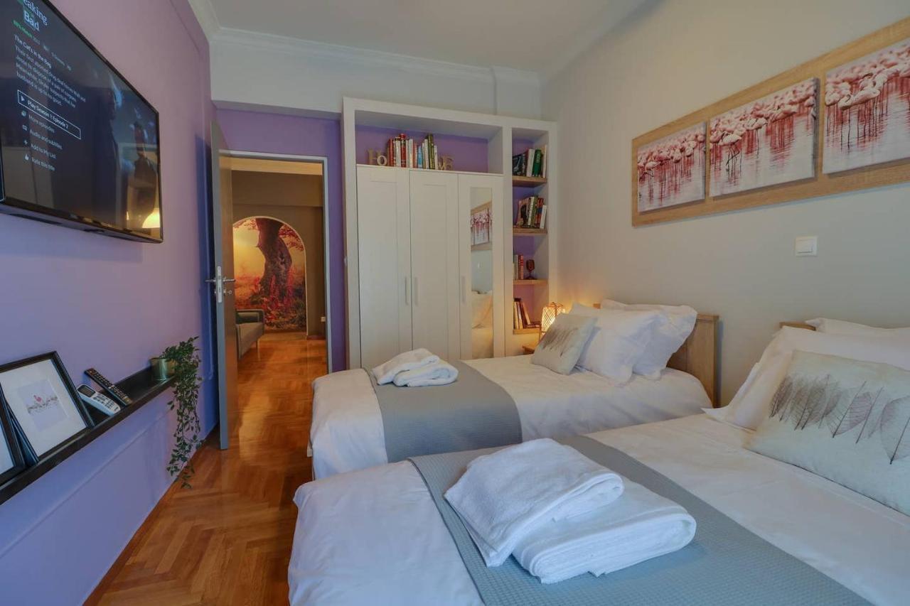 Victoria 5Star / 5Br Bigapt / Sauna / 2Min To Metro Athen Eksteriør bilde