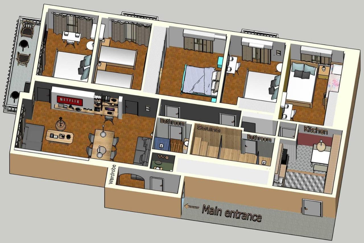 Victoria 5Star / 5Br Bigapt / Sauna / 2Min To Metro Athen Eksteriør bilde